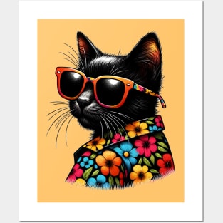 The coolest cat on Songkran Day Posters and Art